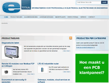 Tablet Screenshot of etotaal.nl